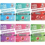 8.sınıf Lgs Matematik, Fen, Türkçe, Tarihi, Ingilizce ve Din Soru Senaryoları (6 Kitap) Set