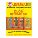 8. Sınıf Lgs Matematik-Türkçe-Fen-İnkılap Tarihi Klon Deneme Seti+Android Kalem