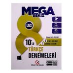 8. Sınıf LGS Mega Türkçe 10'lu Denemeleri-Cevap Yayınları