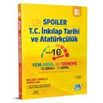 8. Sınıf LGS Spoiler T.C. İnkılap Tarihi Ve Atatürkçülük Branş Denemeleri Martı Okul M+ Yayınları
