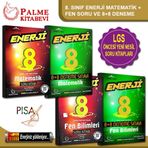 8. Sınıf Matematik Enerji 8+8 Deneme Sınavı Palme Yayınları