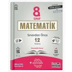 8.Sınıf Matematik Hasan Hojda Hoca'dan Sınavdan Önce 12 Deneme (Beyaz)