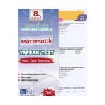 8. Sınıf Matematik Yaprak Test Bulut Eğitim ve Kültür Yayınları