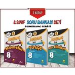 8.Sınıf Soru Bankası Seti Bumerang Serisi 3 Kitap Günay Yayınları