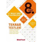8. Sınıf T.C. İnkılap Tarihi ve Atatürkçülük Tekrar Testleri Bloktest Yayınları