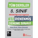 8. Sınıf Tüm Dersler Denenmiş 6'lı Deneme Sınavı