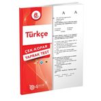 8. Sınıf Türkçe Çek Kopar Yaprak Test-4Adım Yayınları
