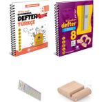 8.sınıf Türkçe Inkılap Kazandıran Defter +Telefon Tutucu+ Soru Çözüm Ayıracı - LGS Hazırlık
