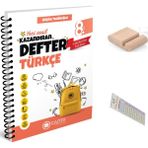 8.sınıf Türkçe Kazandıran Defter +Telefon Tutucu+ Soru Çözüm Ayıracı - LGS Hazırlık