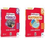 8.sınıf Türkçe + Matematik Soru Bankası Sınav Kalitesinde 2 Kitap