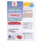 8. Sınıf Türkçe Yaprak Test-Bulut Yayınları