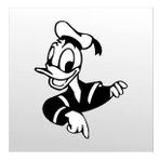 80 cm Daffy Duck Folyo Sticker