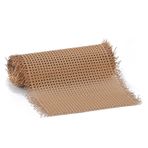 80 cm genişliğinde Koyu Kahverengi Rattan Kumaş Rulo - Mobilya Dolapları, Sandalyeler, Dolaplar ve Tavanlar için PE Kamışı Kumaş - Örgülü Örgü Malzeme 39 x 157 inç