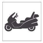 80 cm Motorsiklet Folyo Sticker