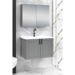 80 cm Riva Banyo Dolabı - Beyaz