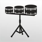 80 cm Üçlü Tumba Folyo Sticker