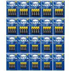 80 Varta Superlife çinko-karbon pil (40 x AA Mignon + 40 x AAA Micro) Blister