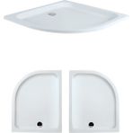 80 x 100 Asimetrik Oval Flat Duş Teknesi H:6 cm