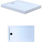 80 x 140 Dikdörtgen Monoblok Duş Teknesi H:10 cm