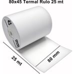 \80 x 25 M Termal Adisyon Rulosu 400"\'LÜ Paket (1koli) - 80 x 25 m - 1'lü\