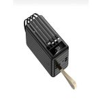 80000mAh 22.5W Hızlı Şarj LCD Gösterge Dahili Lightning Type-C Micro Kablolu 7 Portlu Powerbank