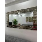 80*140Cm Baklava Konsol Ayna (Bronz)