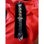 80Toys Çift Taraflı Cam Dildo - Tekli