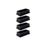 80x120 Mm Plastik Dikdörtgen İçe Geçme Profil Tapası (kutu) (4 Adet)