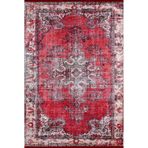 80x150 cm Borovici Kırmızı Vintage Yün El Dokuma Modern Geometrik Etnik Eskitme Desenli Boho Oturma Odası Salon Yolluk Koridor Mutfak Halısı