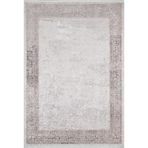 80x150 cm Shiliguri Kahverengi Çerçeveli Yün El Dokuma Modern Geometrik Etnik Eskitme Desenli Boho Oturma Odası Salon Yolluk Koridor Mutfak Halısı