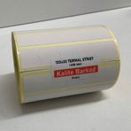 80X20 Termal Etiket Rulo Barkod Etiketi Kalite Barkod