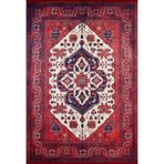 80x200 cm VerhnyayaSalda Bej Madalyon Yün El Dokuma Modern Geometrik Etnik Eskitme Desenli Boho Oturma Odası Salon Yolluk Koridor Mutfak Halısı