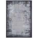 80x300 cm2'7"x9'10''Marage Siyah Modern Yün El Dokuma Modern Geometrik Etnik Eskitme Desenli Boho Oturma Odası Salon Yolluk Koridor Mutfak Halısı
