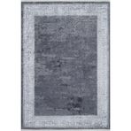 80x400 cm2'7"x13'1''Semerkant Antrasit Modern Yün El Dokuma Modern Geometrik Etnik Eskitme Desenli Boho Oturma Odası Salon Yolluk Koridor Mutfak Halısı