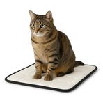 80x45 cm Ortopedik Kedi Yatağı | Yumuşak ve Destekleyici Yatak, Kaymaz Tabanlı, Yıkanabilir Kedi Yatağı, Uzun Ömürlü Peluş Minder, Evcil Hayvan Konfor Yatağı