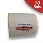 80X50 Termal Etiket | 10 Rulo Barkod Etiketi