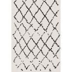 80x500 cm Bugulme Krem Çizgili Yün El Dokuma Modern Geometrik Etnik Eskitme Desenli Boho Oturma Odası Salon Yolluk Koridor Mutfak Halısı