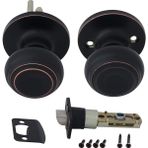 8101403 Klasik Geçiş Kapı Tokmağı, Yağlı Boya Bronz
