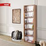8123 Evm Kitaplık , 6 Bölmeli , 5 Raflı , Söğüt , Ofis , Çalışma Odası , Salon
