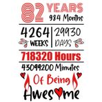 82 Years Of Being Awesome: 82nd Birthday Gift, Funny Notebook Planner Gift For Family And Friends, 100 pages, Matte Finish 6 in x 9 in (15.2 x 22.9 cm) (Funny Journal Gifts 82 Year Old)