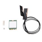 8265NGW Kablosuz Kart M.2 Bluetooth'lu WiFi Dizüstü Bilgisayar Modülü 4.2,1200Mbps 2.4GHz Ve 5GHz Çift Bant AC WiFi Chip Adaptör, Destekler 7/8/10 (Tek Kart) (içinde yerleşik)