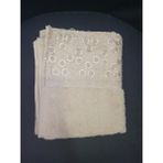 82X47CM Güpürlü Havlu Açık Kahve %100 Bambu Yerli 1 Adet - 47 x 80 cm