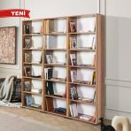 8323 Evm Kitaplık , Kapaksız , 18 Bölmeli , 15 Raflı , Söğüt , Ofis , Çalışma Odası , Salon