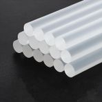 84 Adet Ince Mum Silikon 7.5 mm Uzunluk 30 cm Çubuk Sıcak Silikon Hobi Eşya Maket Yapıştırma - Çok Renkli