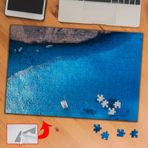 846226 Kuş Bakışı Koy Deniz 240 Parça Puzzle Yapboz Tablo