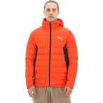 849355-88 Puma Packlıte Hooded Down Jacket Erkek Mont Turuncu
