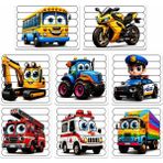 8,5 x 10 cm 7 Parçalı Eğitici Ahsap Çubuk Puzzle