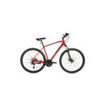 8500 TREKKİNG BİSİKLETİ 46 CM HİDROLİK DİSK 28 JANT 27 VİTES MAT KIRMIZI SİYAH