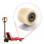 85X70x20 Mm Transpalet Tekeri Rpr Rulmanlı Bilyalı Beyaz Tekerlek Palet Taşıma Arabası Tekeri