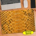 86327469 Sarı Piton Yılanı Deri Deseni 240 Parça Puzzle Yapboz